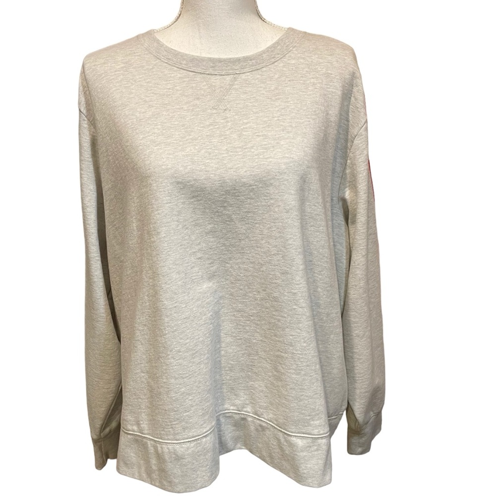Eddie Bauer Soft Gray Crew Neck Sweatshirt.  Size 2XL